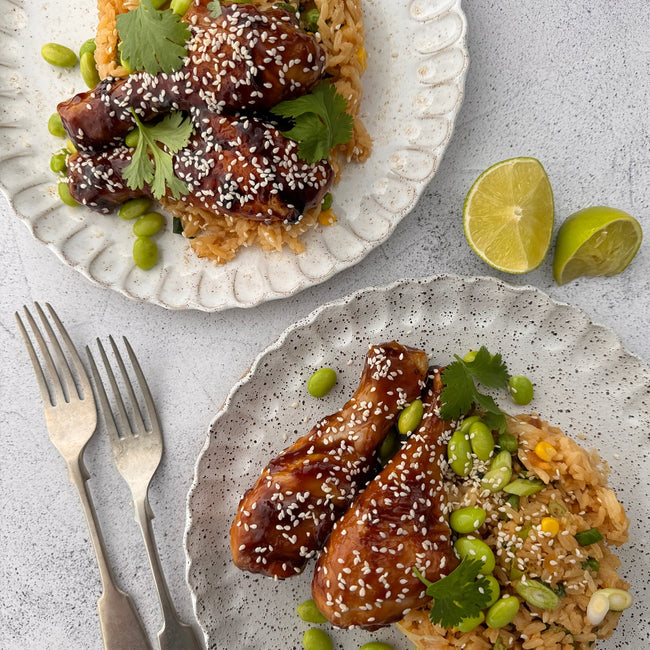 Teriyaki Glazed Chicken Drumsticks