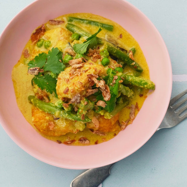 Thai Yellow Tofu & Eggplant Curry
