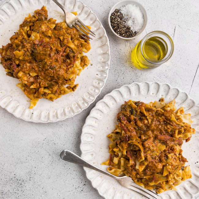 Beef Stroganoff w/ Ribbon Noodles