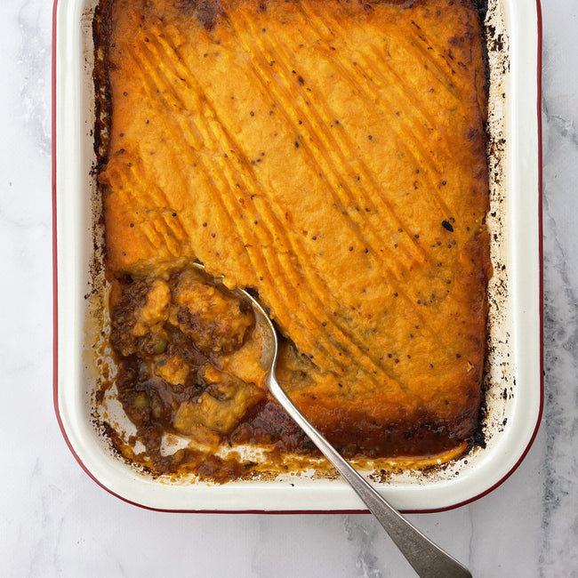 Shepherd's Pie w/ Root Vegetable Mash