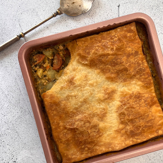 Chicken, Chorizo & Potato Pot Pie
