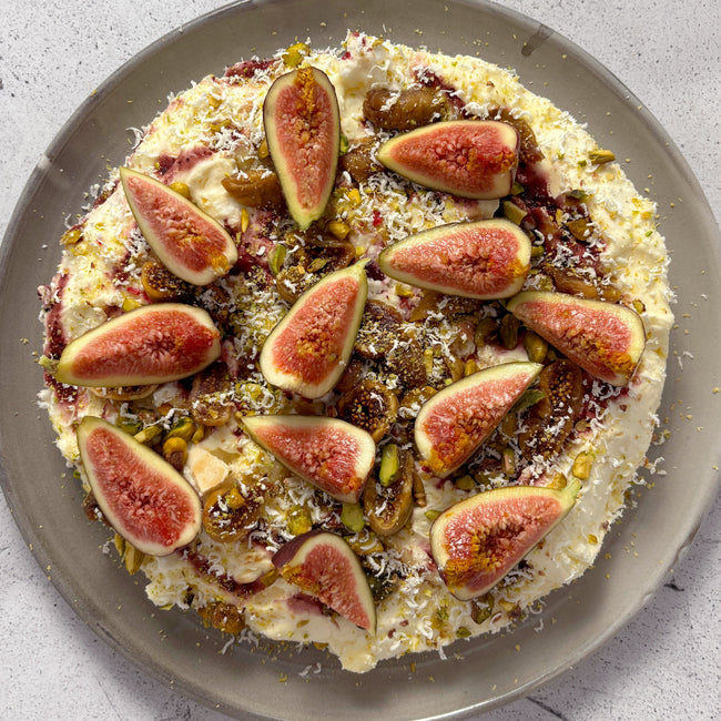 Fresh Fig & White Chocolate Eton Mess Parfait