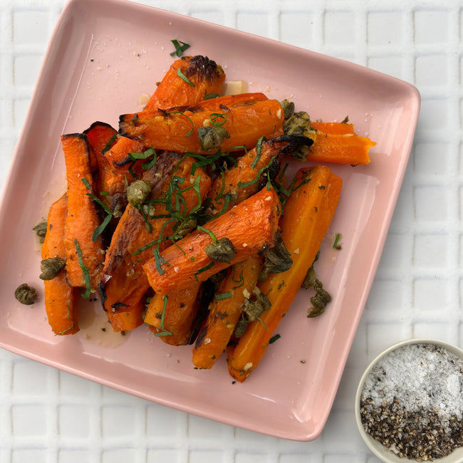 Parsley & Caper Roasted Carrots