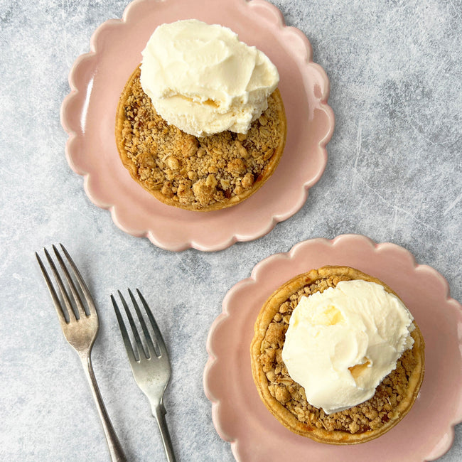 Apple & Dulce de Leche Crumble Tart