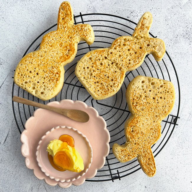 PRE-ORDER Hot Cross Easter Bunny Crumpets