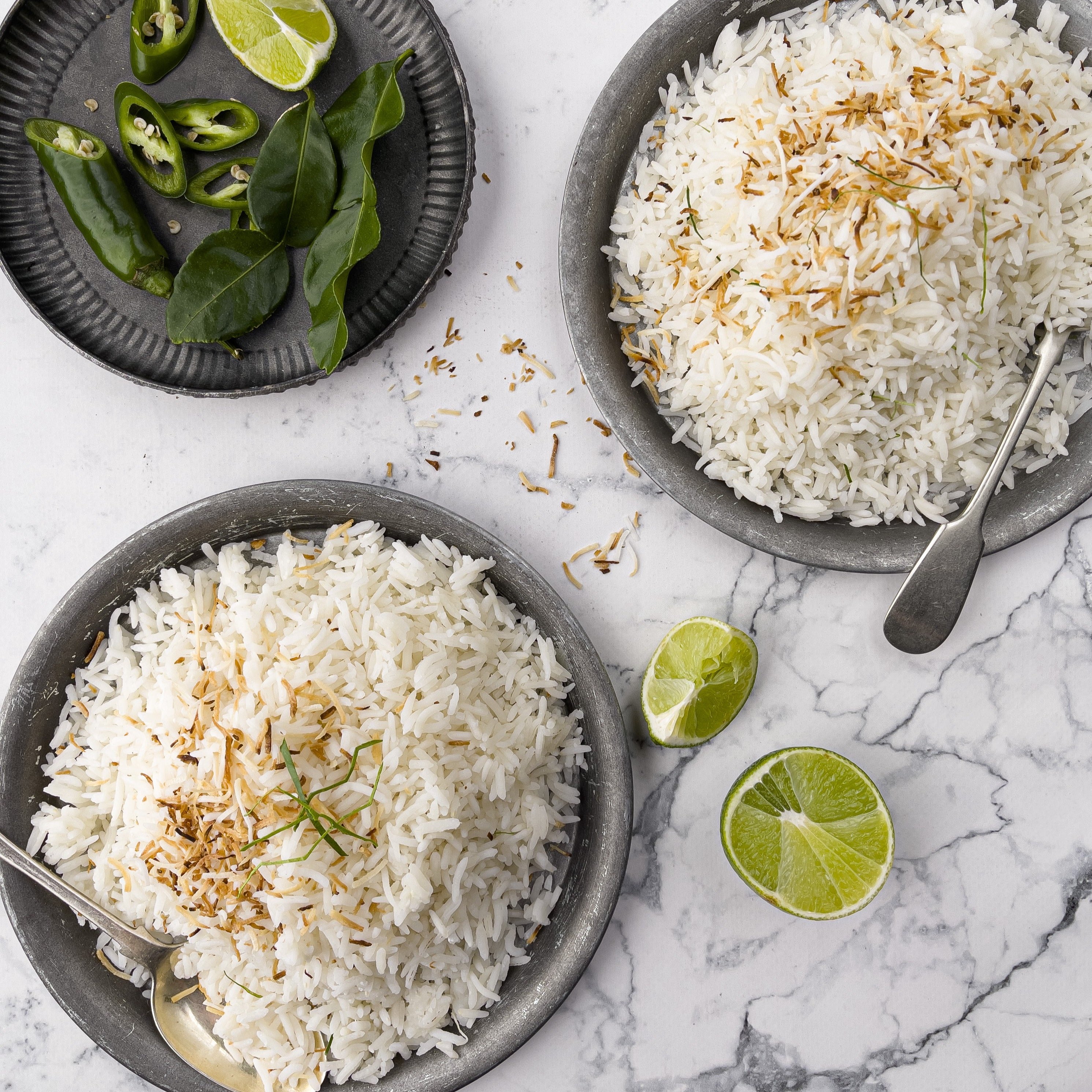 Coconut & Kaffir Lime Leaf Rice | Chef Made Meals Delivered