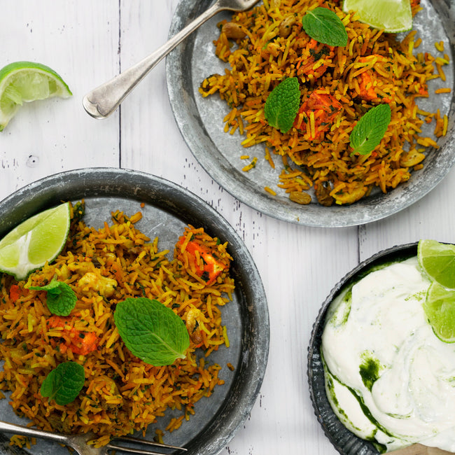 Saag Paneer Biryani